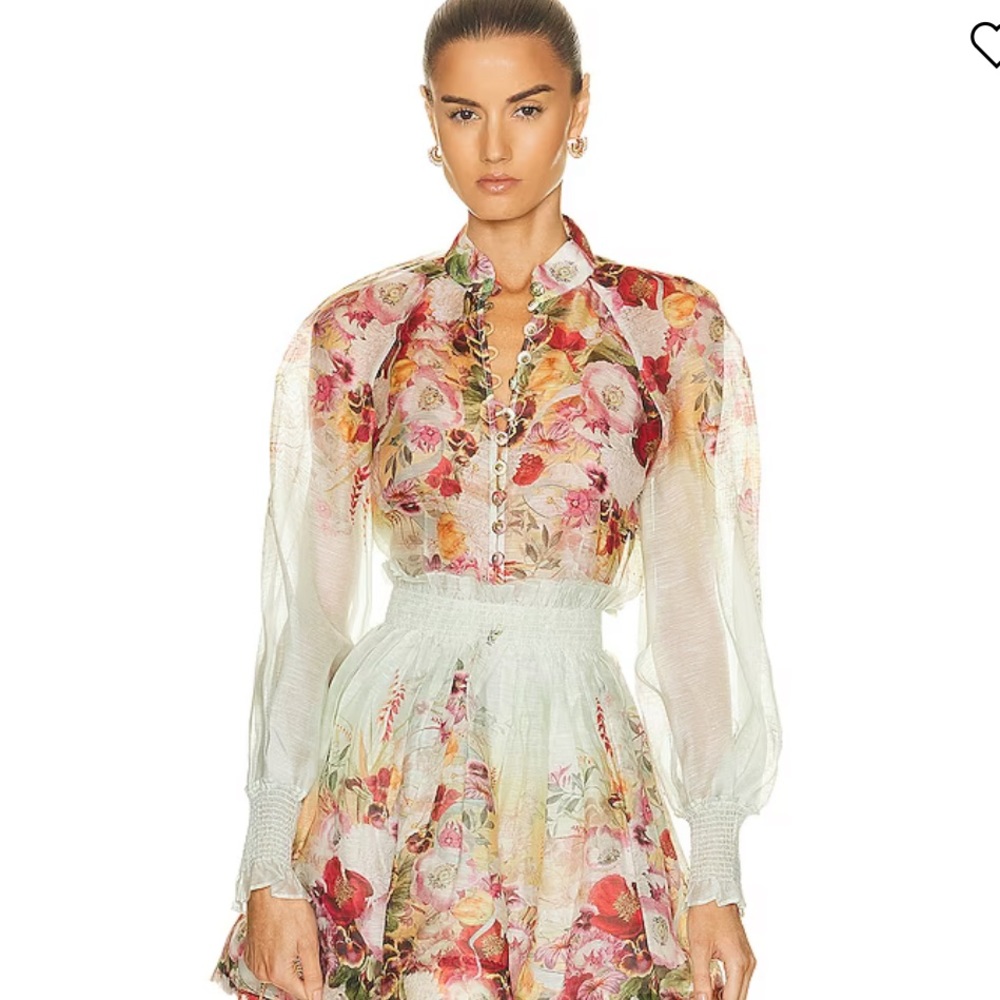 Zimmermann blouse in size 1 ( US 4). Great condition, only wear once.